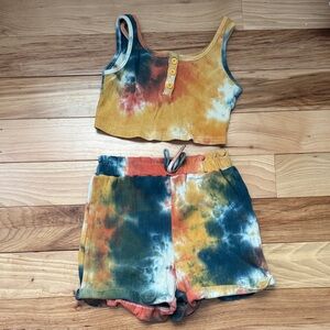 SHEIN Multicolor Tie-Dye Apparel